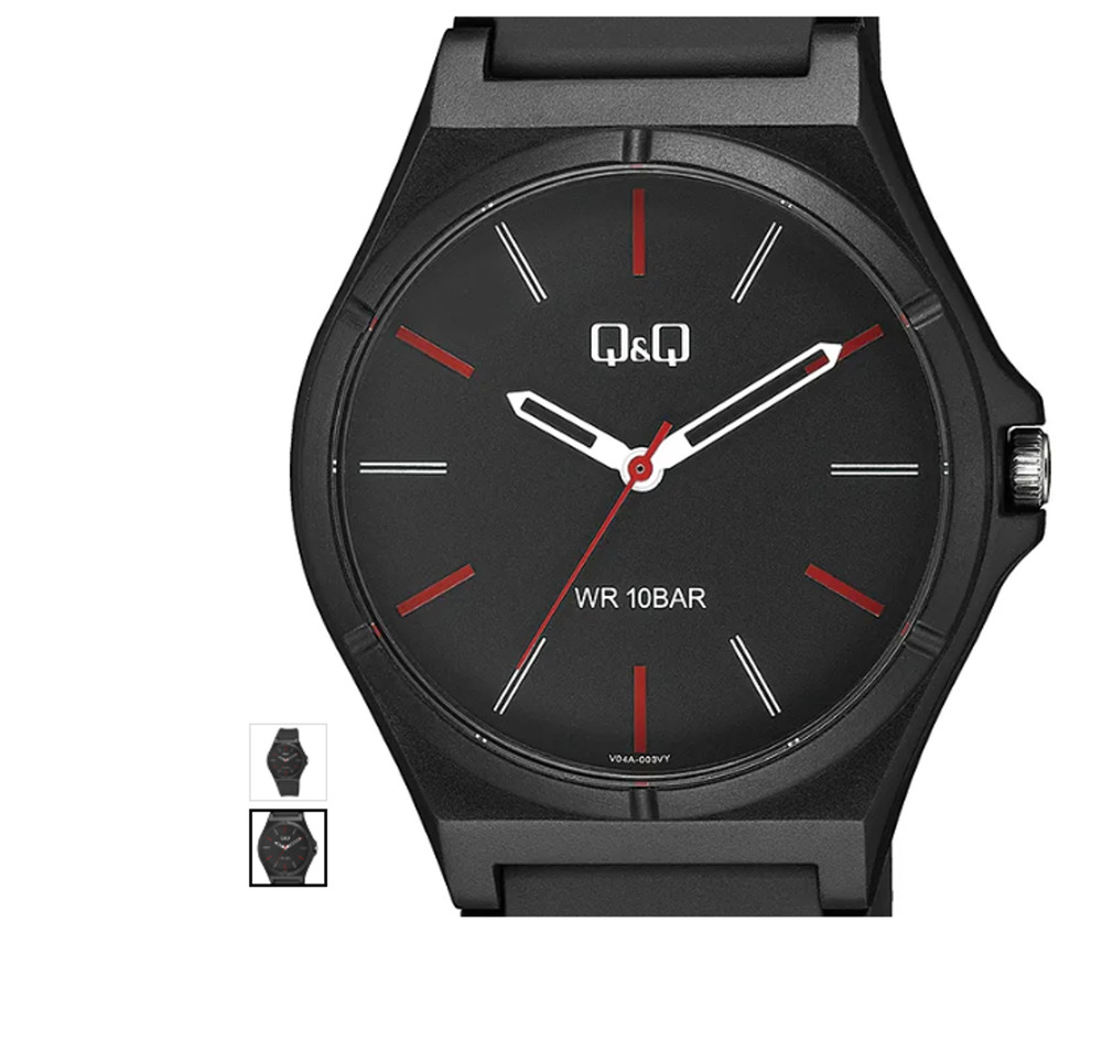 Brand new stickers Q&Q by CITIZEN 10 Bar Water Resistant Men's Watch v04a-003vy